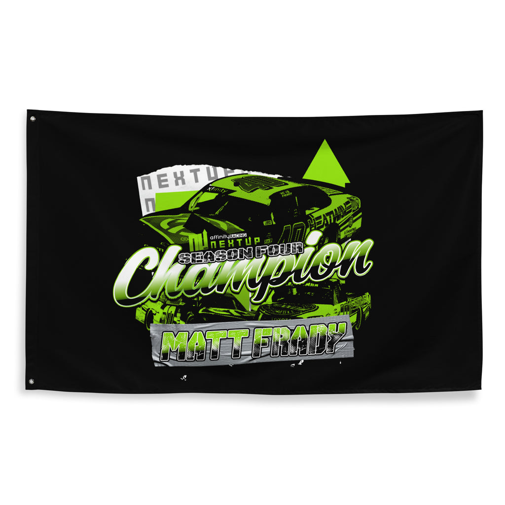 Matt Frady NEXTUP Season Four Champion Flag