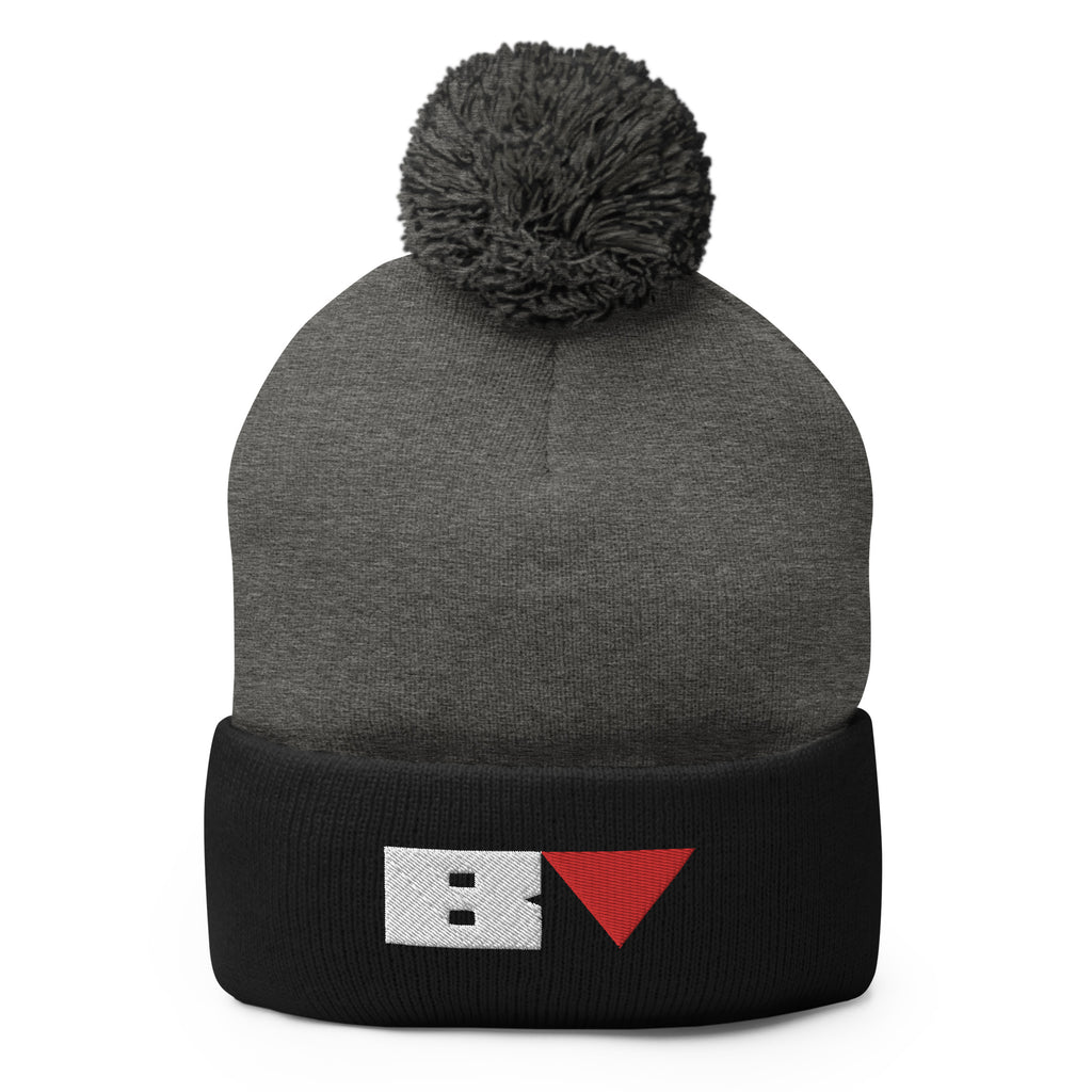 Backmarker Logo Pom-Pom Beanie