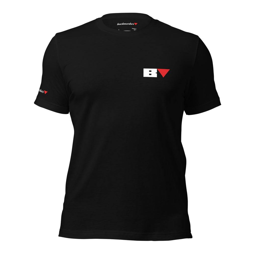 Backmarker Logo Titty Tag t-shirt