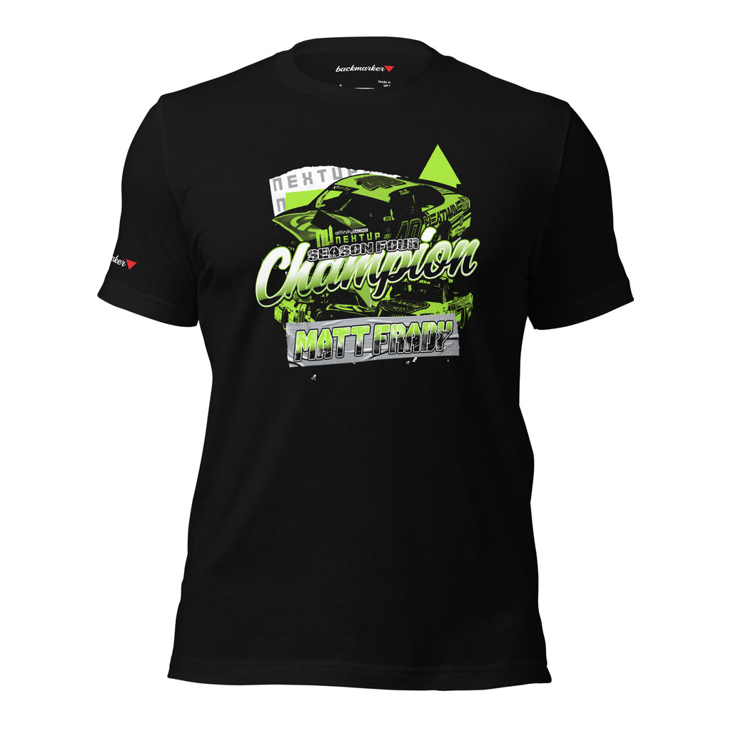 NEXTUP Season Four Champion Matt Frady t-shirt